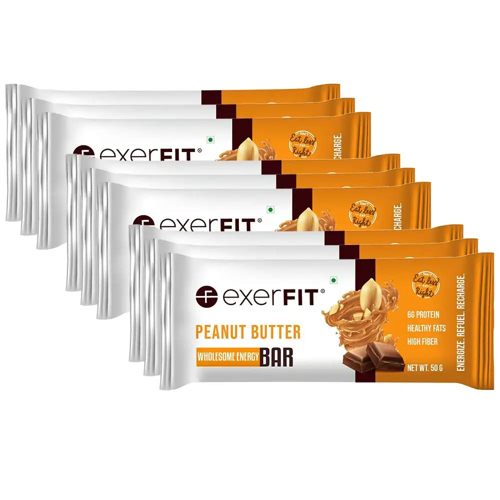 exerFIT Wholesome Energy,  9 bar(s)  Peanut Butter