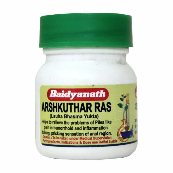 Baidyanath Arshakuthar Ras Remedy For Piles