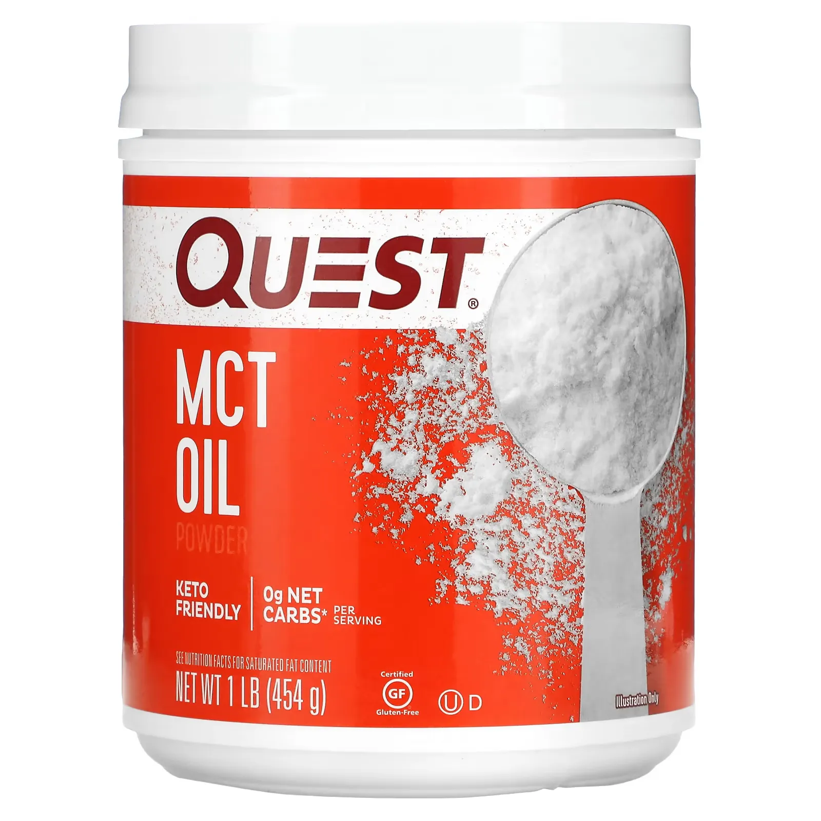 MCT Oil Powder, 1 lb (454 g)