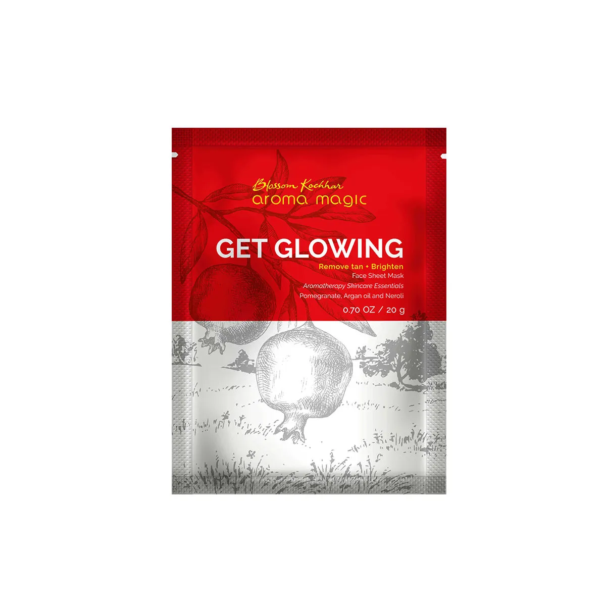 Aroma Magic Get Glowing Sheet Mask Pack Of 5