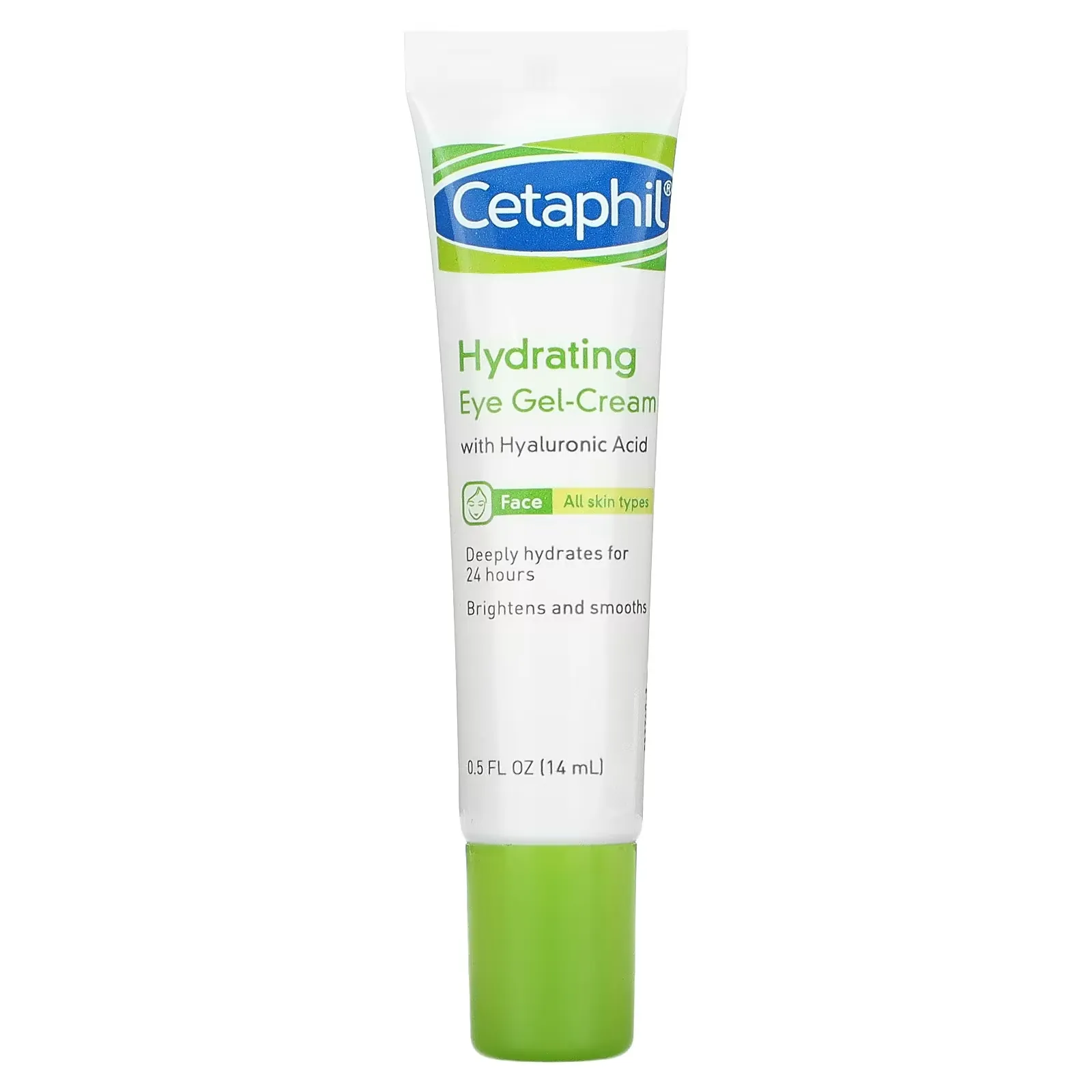 Hydrating Eye Gel-Cream with Hyaluronic Acid, 0.5 fl oz (14 ml)