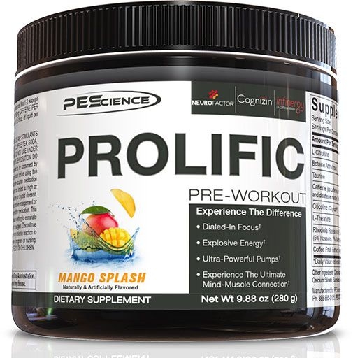 PROLIFIC PRE WORKOUT - MANGO SPLASH