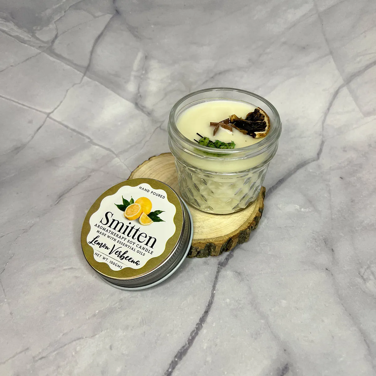 Smitten Aromatherapy Candle Lemon Verbena