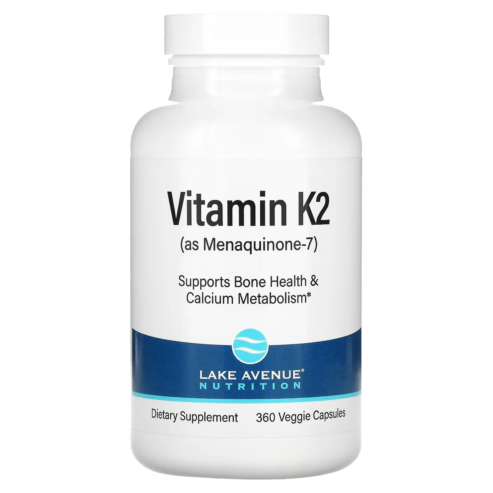 Vitamin K2 (as Menaquinone-7), 50 mcg, 360 Veggie Softgels