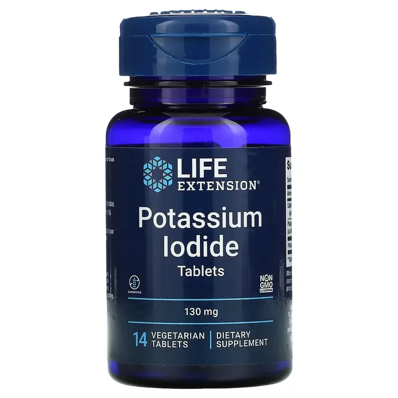 Potassium Iodide Tablets, 130 mg, 14 Tablets