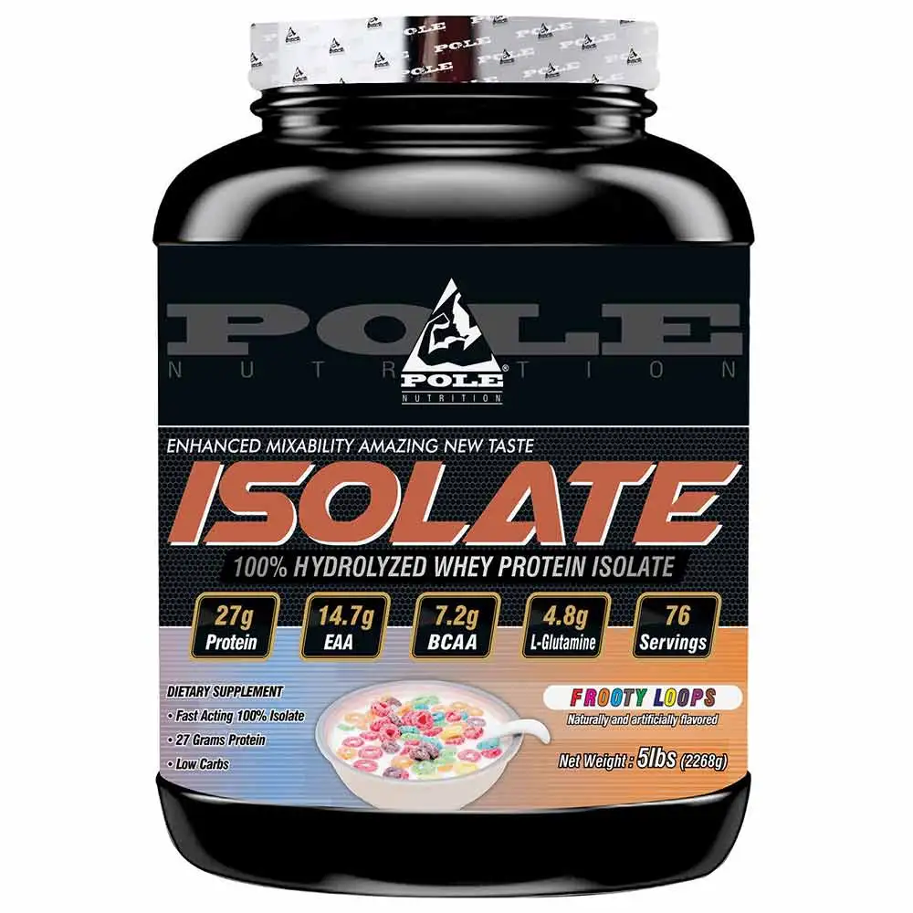 Pole Nutrition Whey Protein Isolate,  5 lb  Frooty Loops