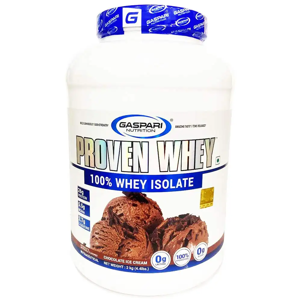 Gaspari Nutrition Proven Whey Protein,  4.4 lb  Chocolate Ice Cream