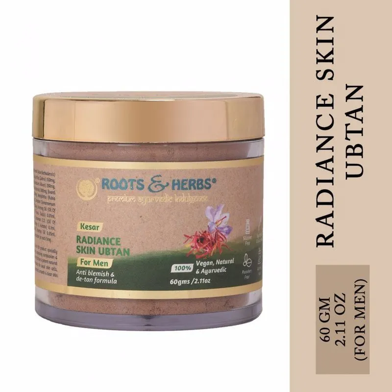 Roots & Herbs Kesar Radiance Men'S Face Ubtan