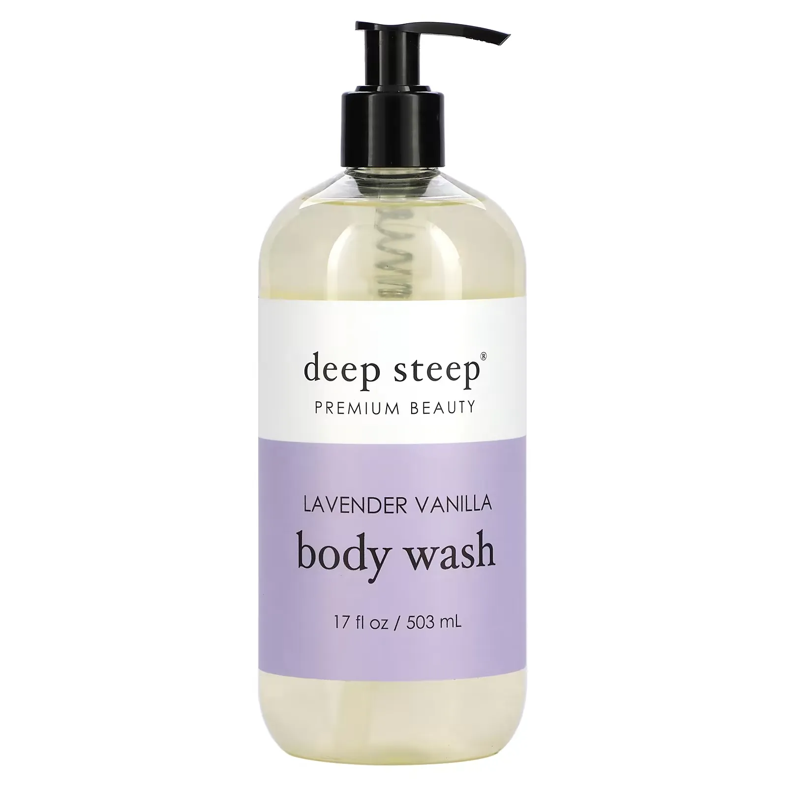 Body Wash, Lavender Vanilla, 17 fl oz (503 ml)