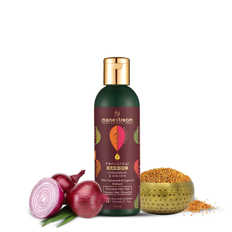 Manestream Fenugrow Onion & Fenugreek Hair Oil