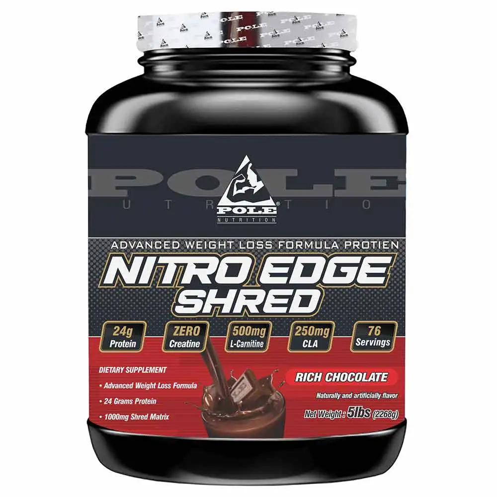 Pole Nutrition Nitro Edge Shred,  5 lb  Rich Chocolate