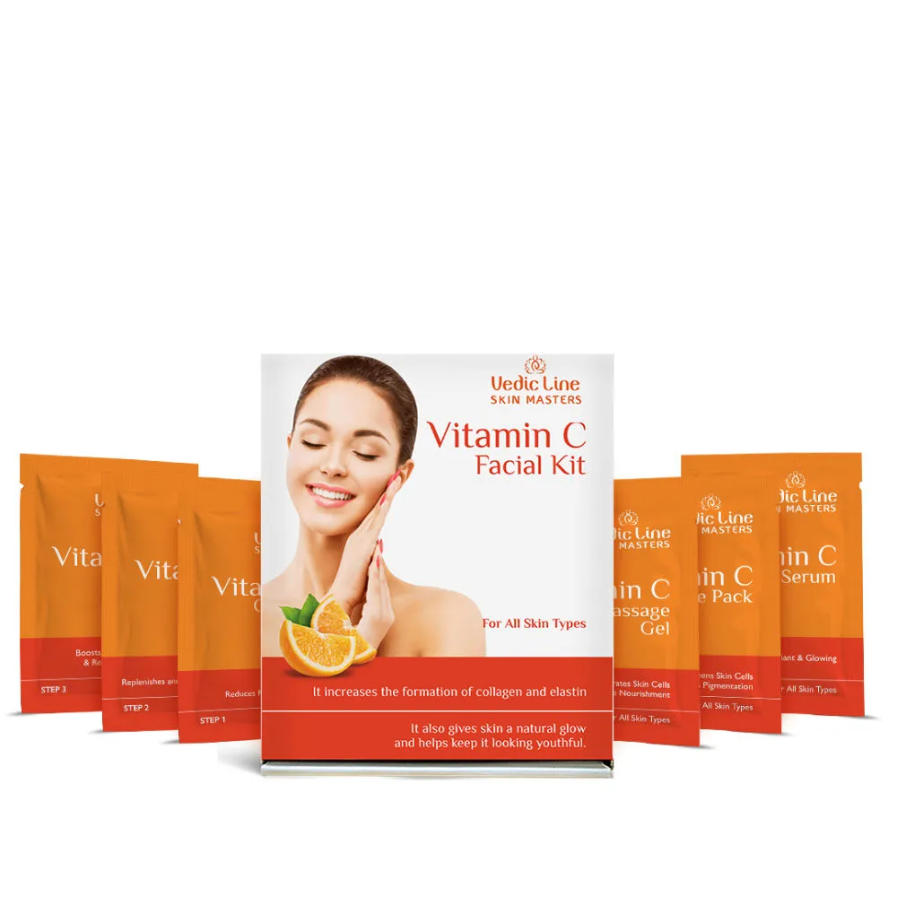 Vedic Line Vitamin C Facial Kit - 6 Pcs