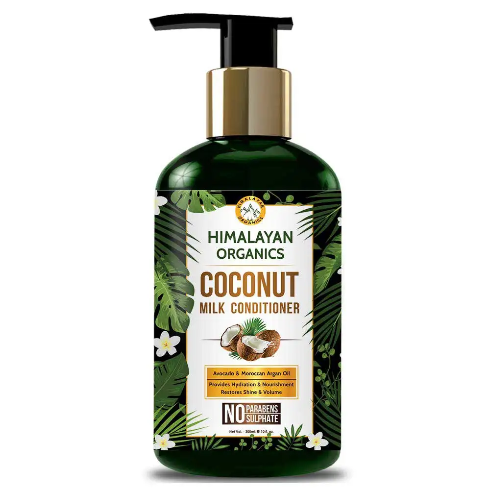 Himalayan Organics Coconut Milk Conditioner,  300 ml  Provides Hydration & Nourishment