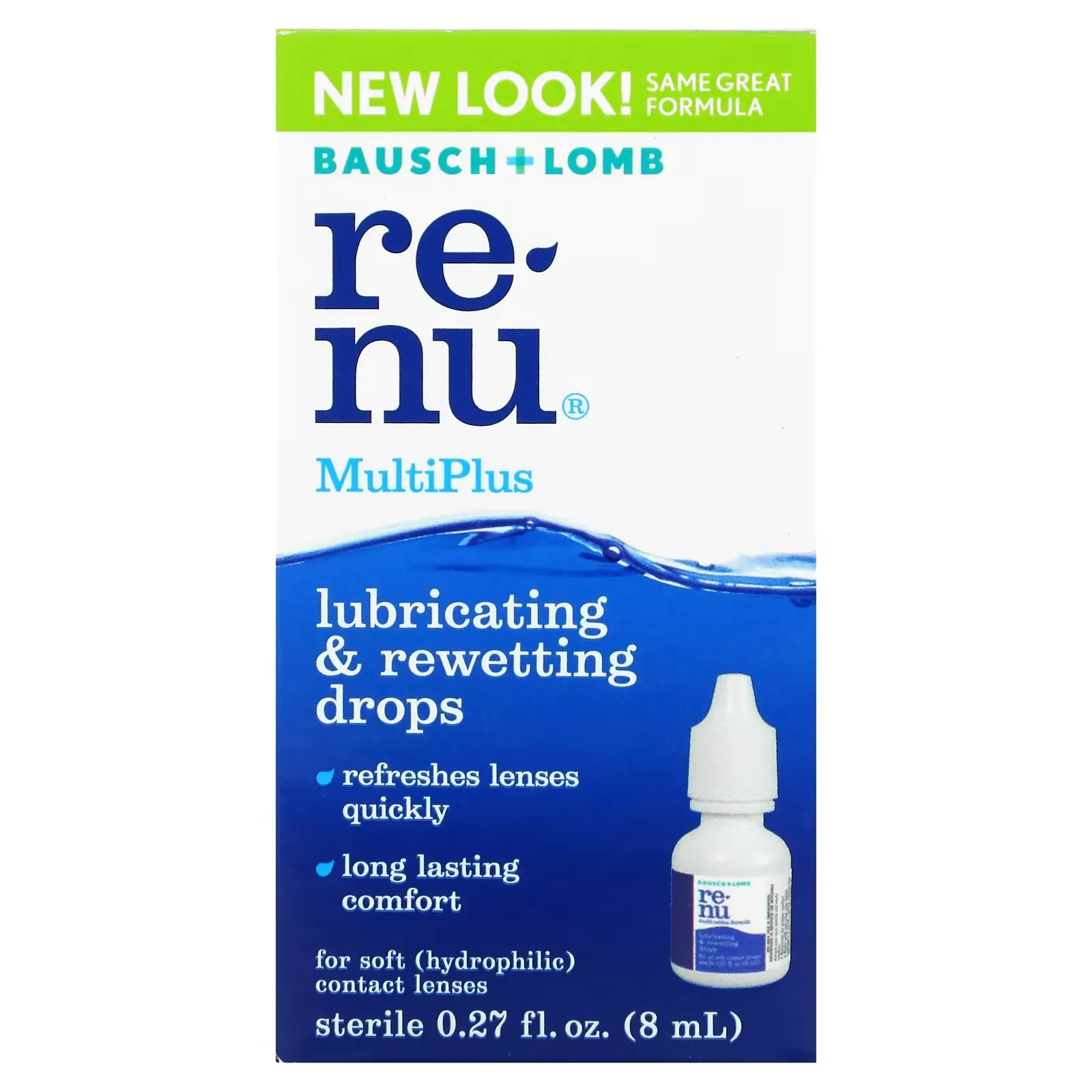 MultiPlus, Lubricating & Rewetting Drops, 0.27 fl oz (8 ml)