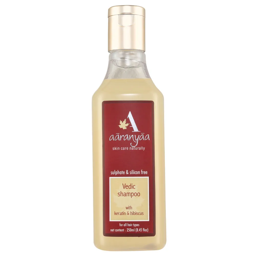 Aaranyaa Vedic Shampoo with Keratin & Hibiscus