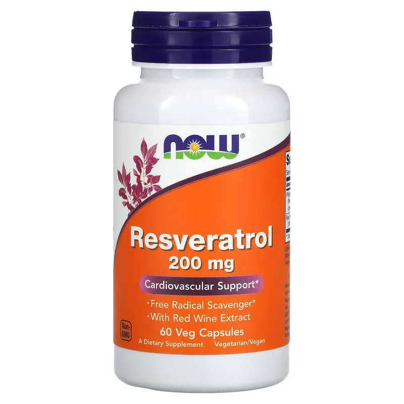 Resveratrol, 200 mg, 60 Veg Capsules