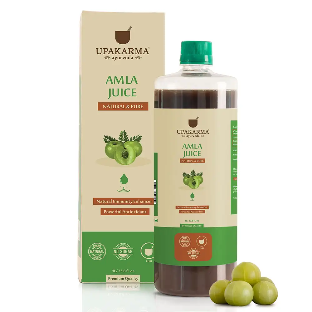 Upakarma Ayurveda Amla Juice,  Natural & Pure  1 L