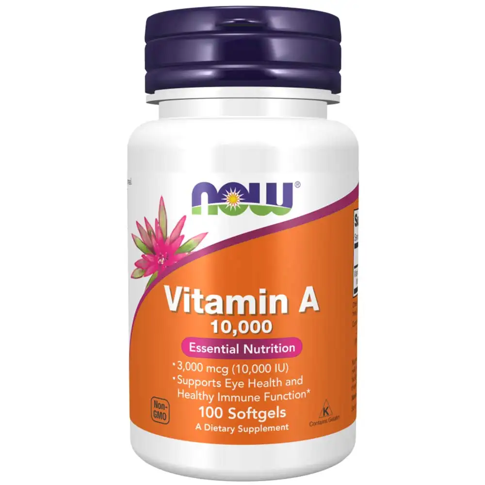 Now Vitamin A 10,000 IU,  100 softgels