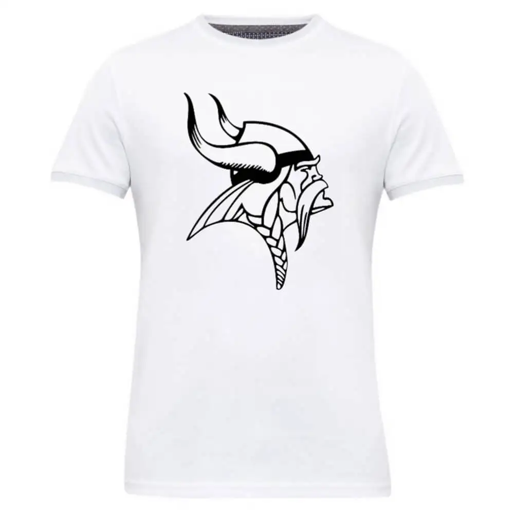 Gym Brute Viking T Shirt,  White  XL