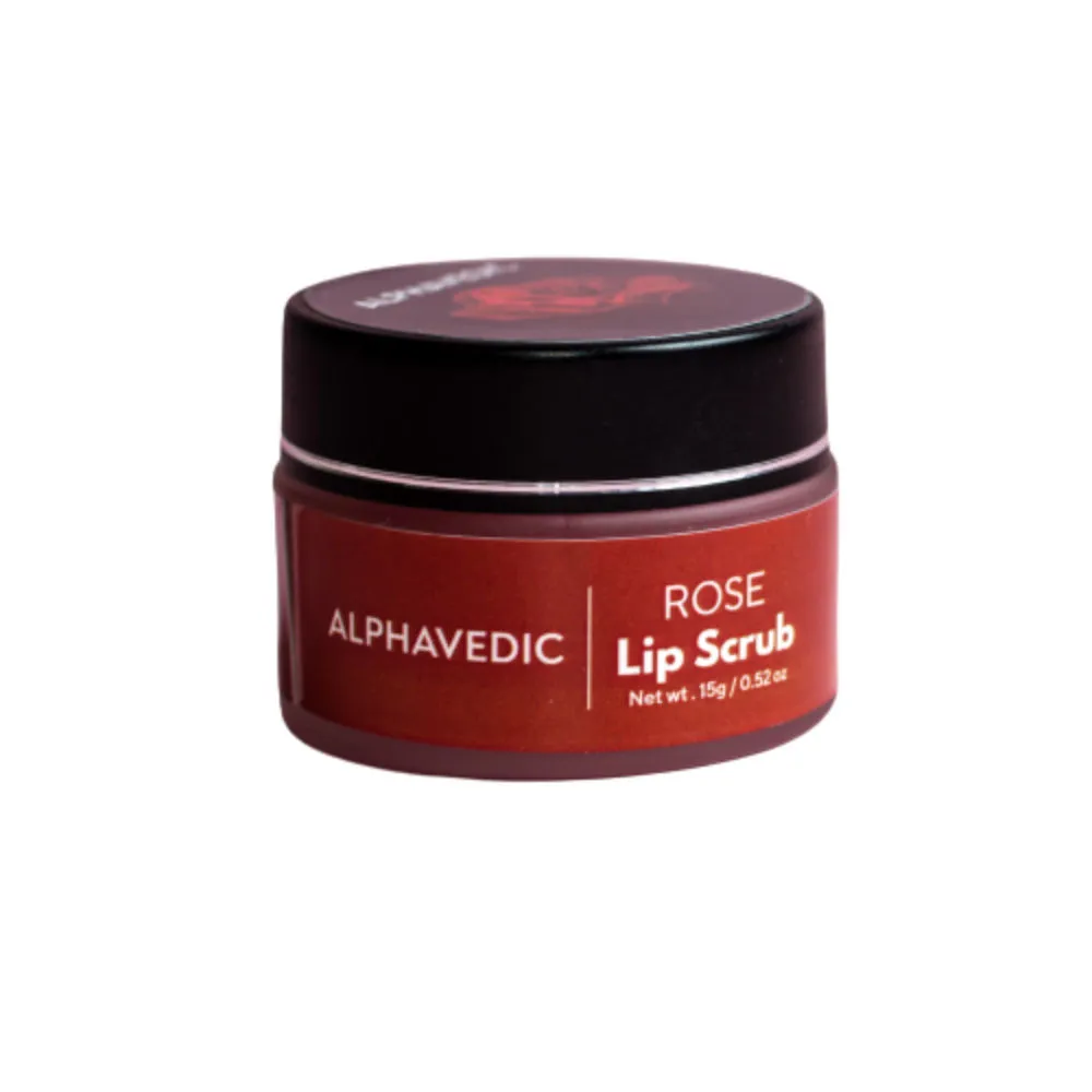 Alphavedic Rose Lip Scrub