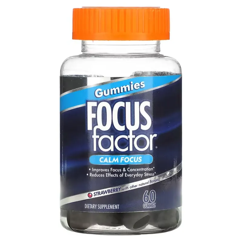 Calm Focus, Strawberry, 60 Gummies