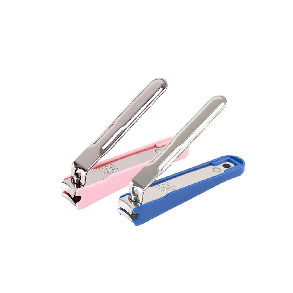 Kai Tsumekiri Stainless Steel Blue & Pink Nail Clipper Combo