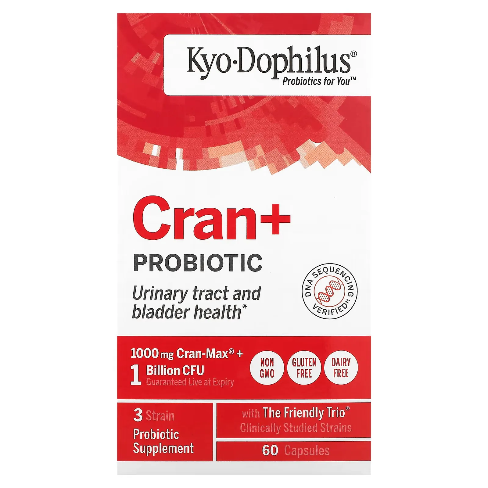 Kyo-Dophilus, Cran+ Probiotic , 60 Capsules