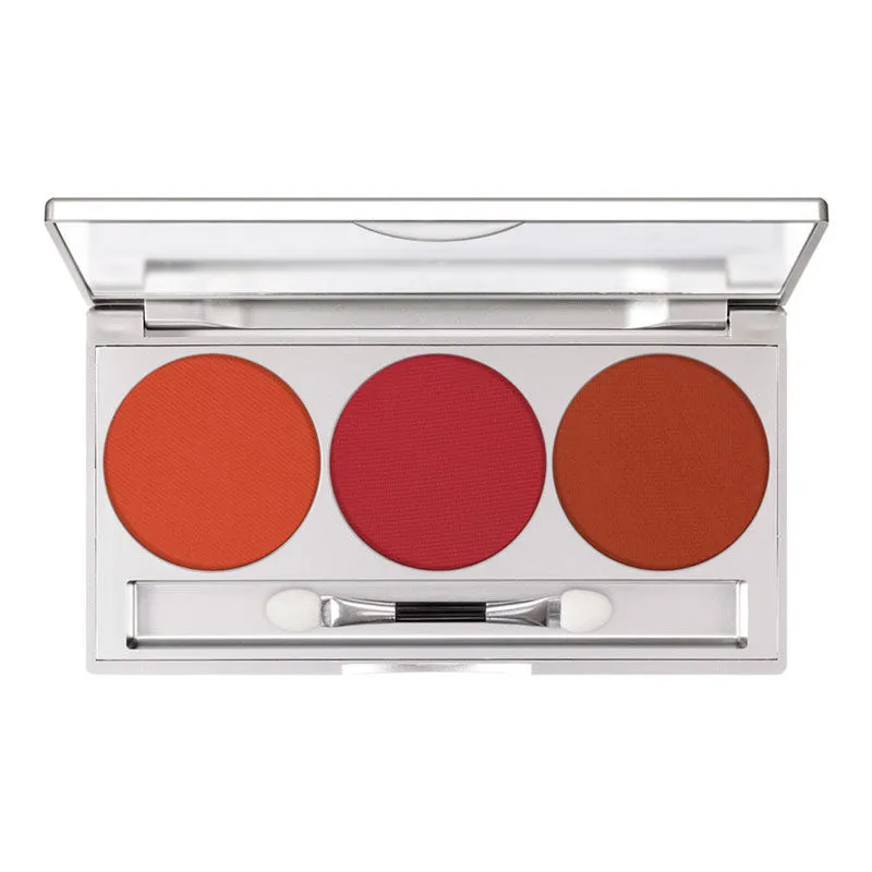 Kryolan Professional Trio Blusher Set magnetic Set- Night