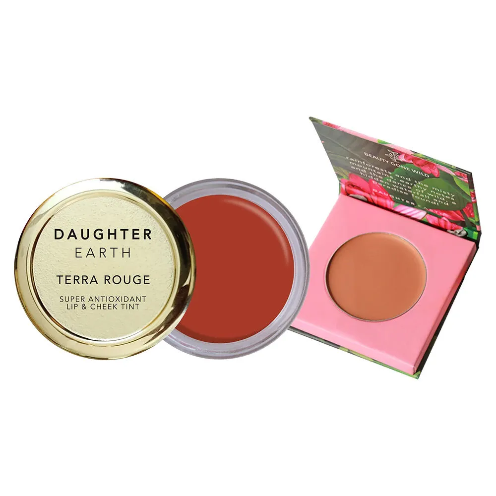 Daughter Earth Concealler (Cappuccino) + Lip And Cheek Tint( Terra Roue)