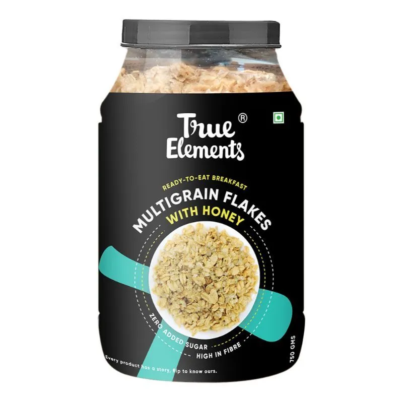 True Elements Multigrain Flakes With Honey