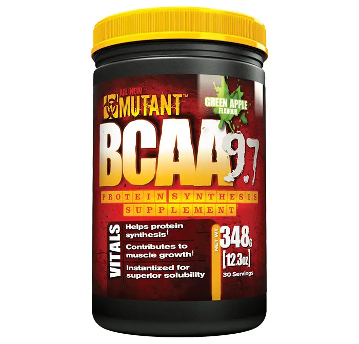 Mutant BCAA Powder,  0.76 lb  30 Servings  Green Apple