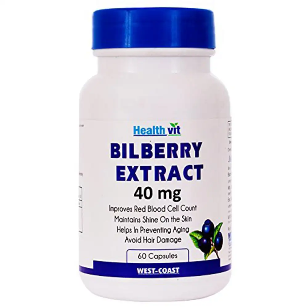 Healthvit Bilberry Extract (40 mg),  60 capsules