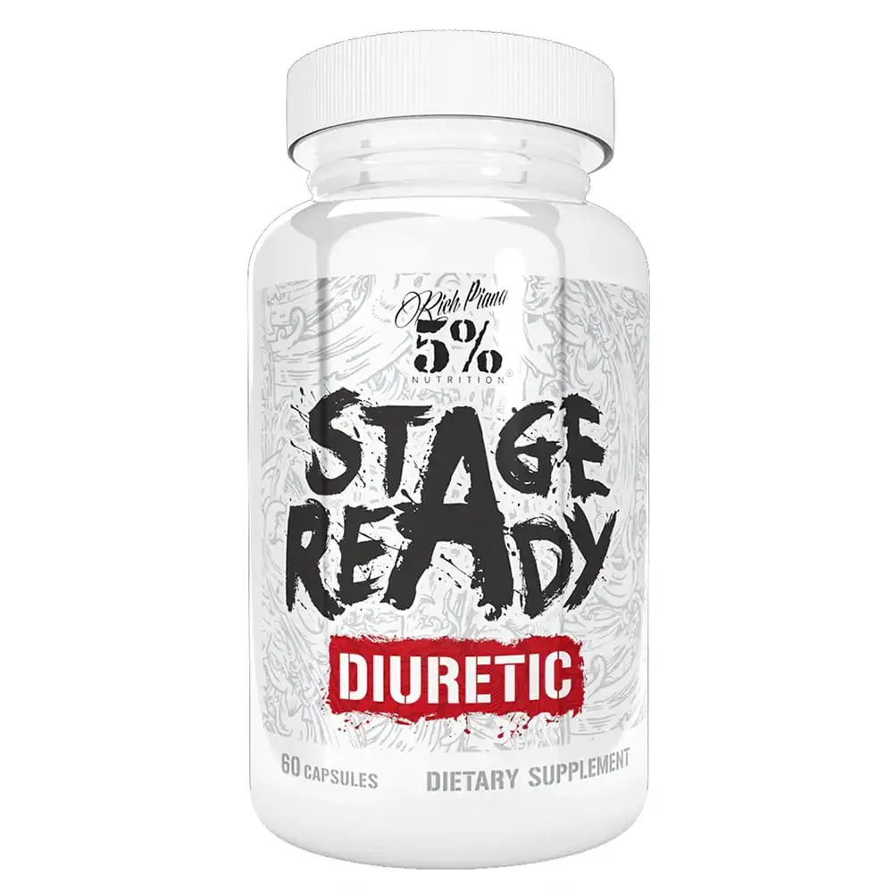 Rich Piana - 5% Nutrition Stage Ready Diuretic,  60 capsules  Unflavoured