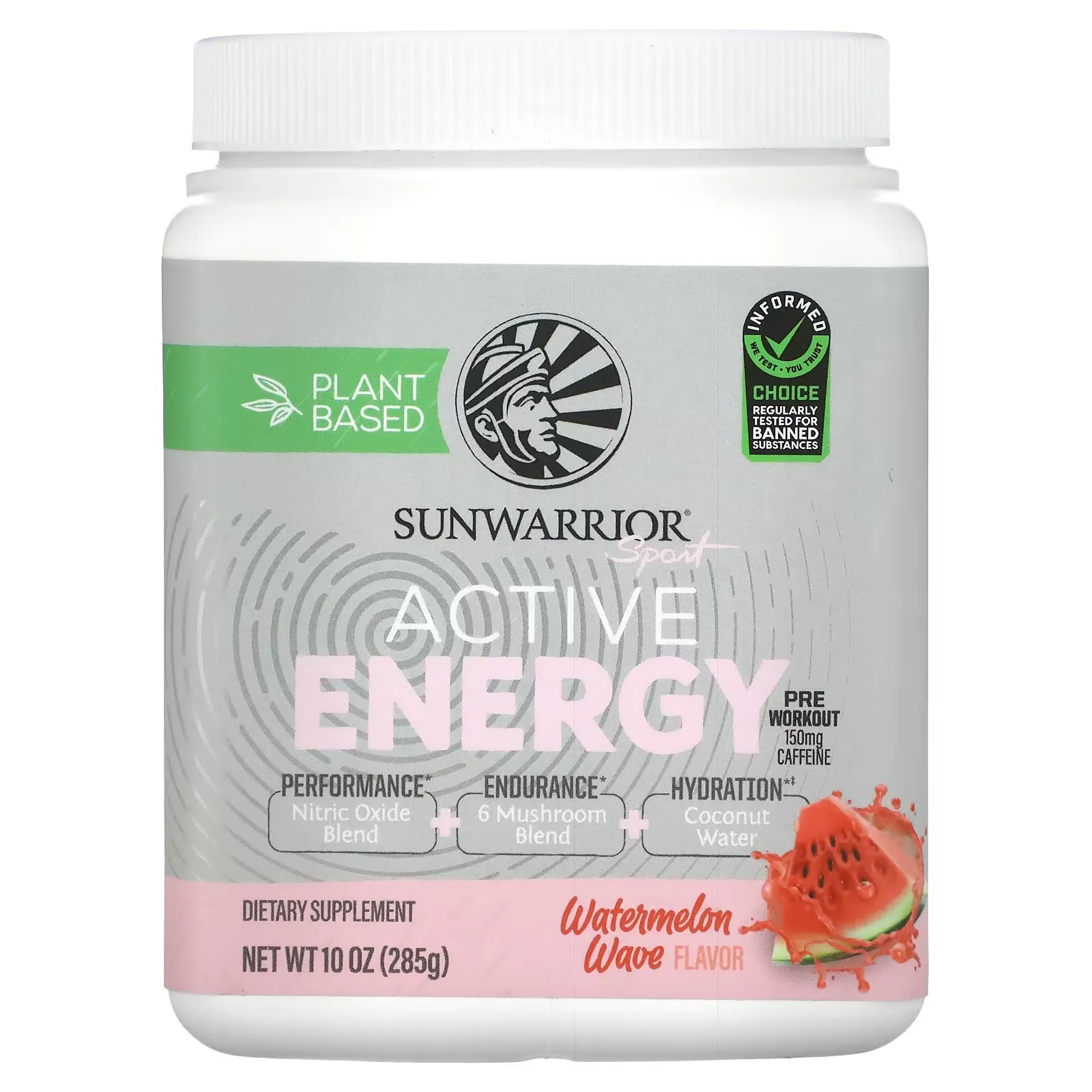 Sport, Active Energy Preworkout, Watermelon Wave, 10 oz (285 g)