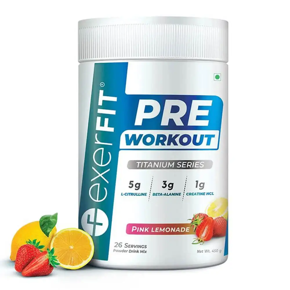 exerFIT Pre Workout,  1 lb  Pink Lemonade