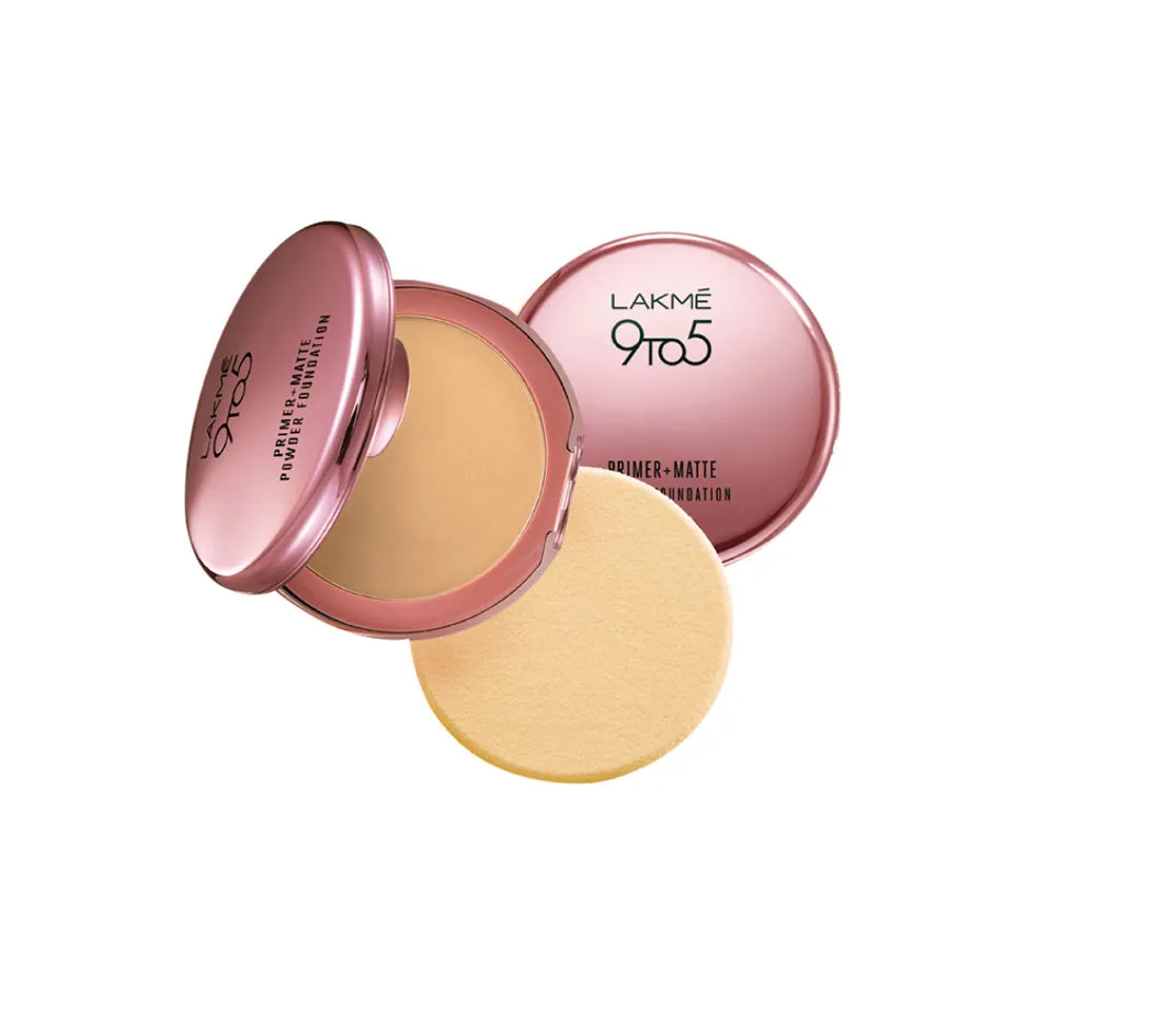 Lakme 9 to 5 Primer + Matte Powder Foundation Compact