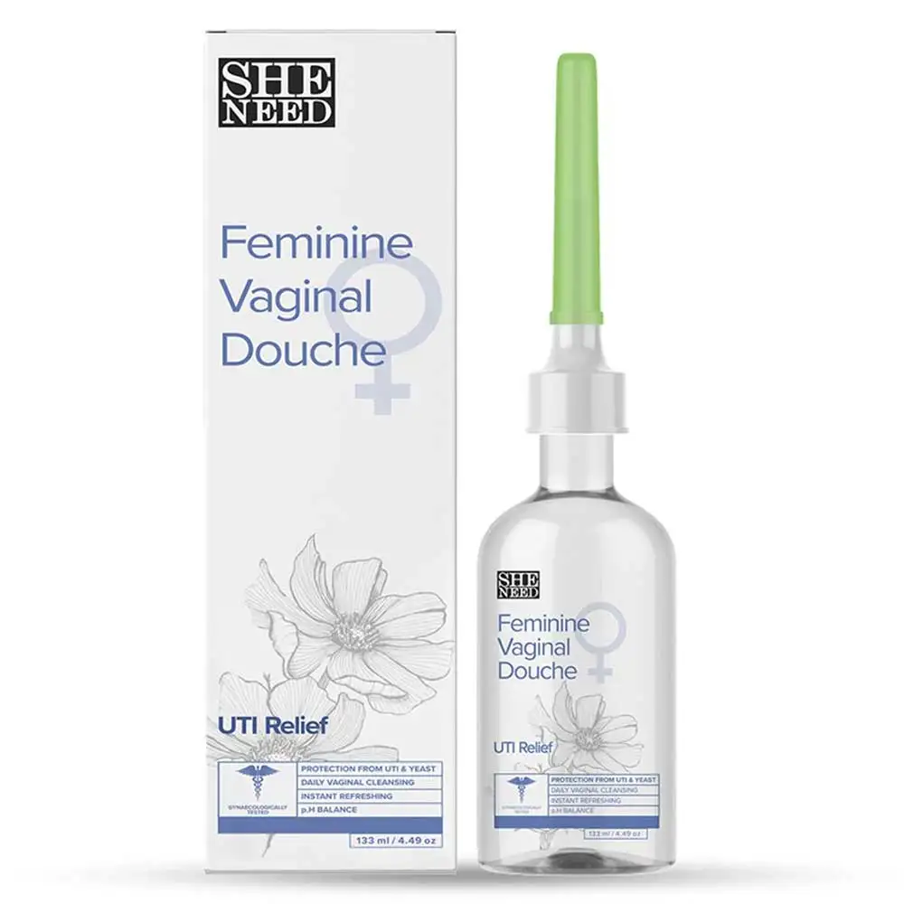 SheNeed Feminine Vaginal Douche,  for Women UTI Relief  133 ml