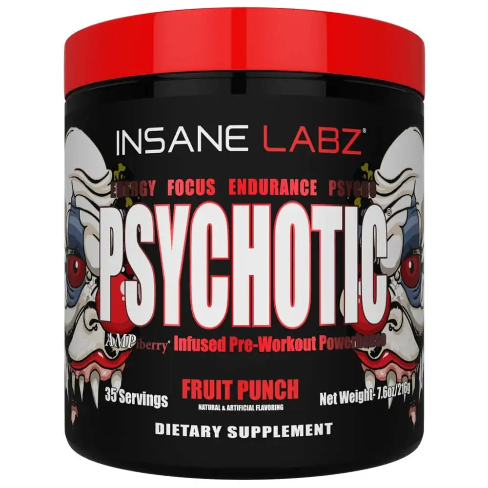 Insane Labz Psychotic,  0.48 lb  Fruit Punch