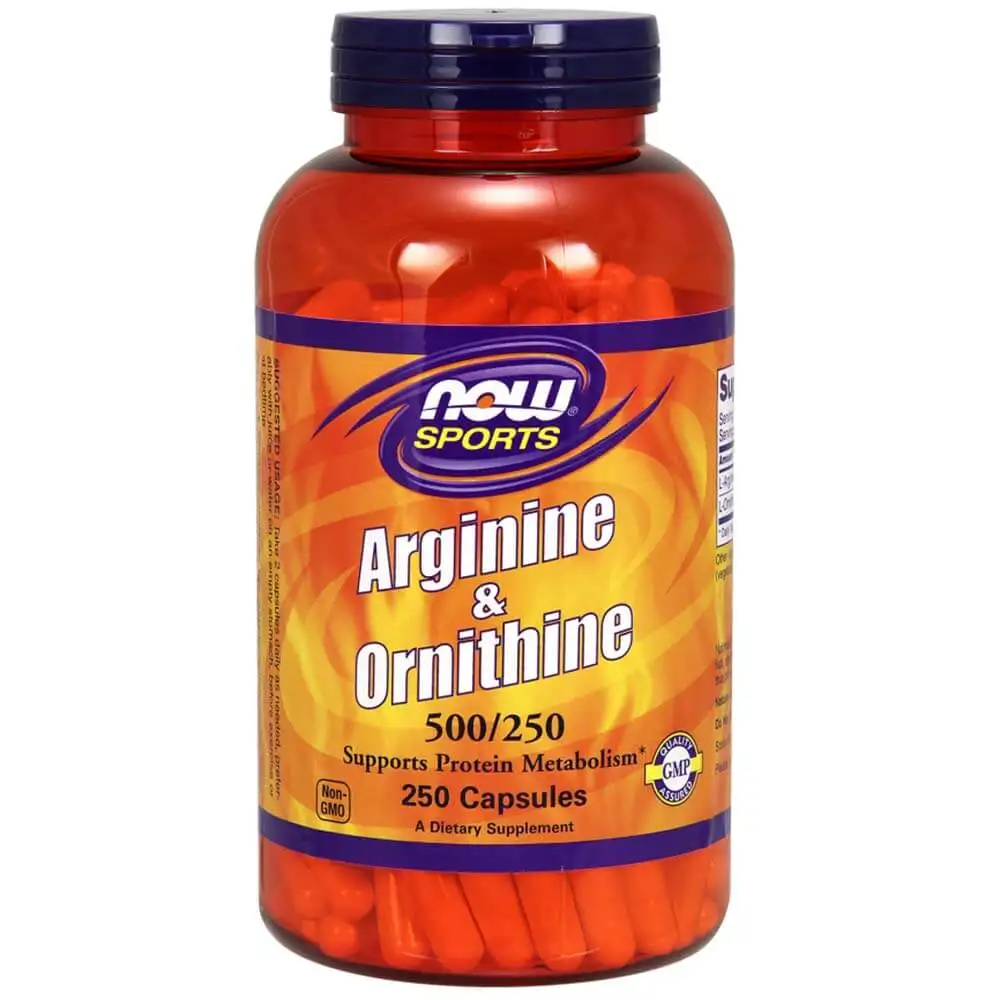 Now Arginine & Ornithine,  250 capsules