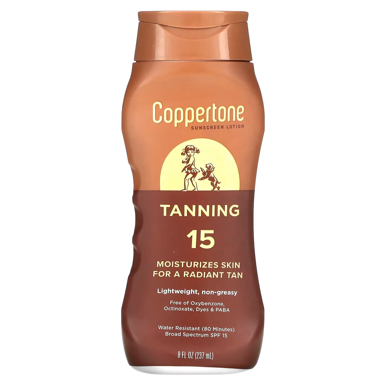 Tanning, Sunscreen Lotion, SPF 15, 8 fl oz (237 ml)