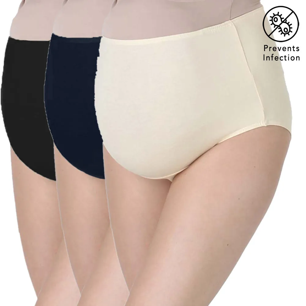 Morph Maternity Pack Of 3 Maternity Hygiene Panties - Multi-Color