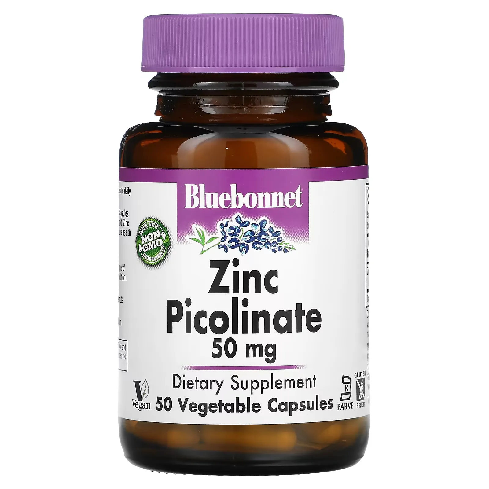 Zinc Picolinate, 50 mg, 50 Vegetable Capsules