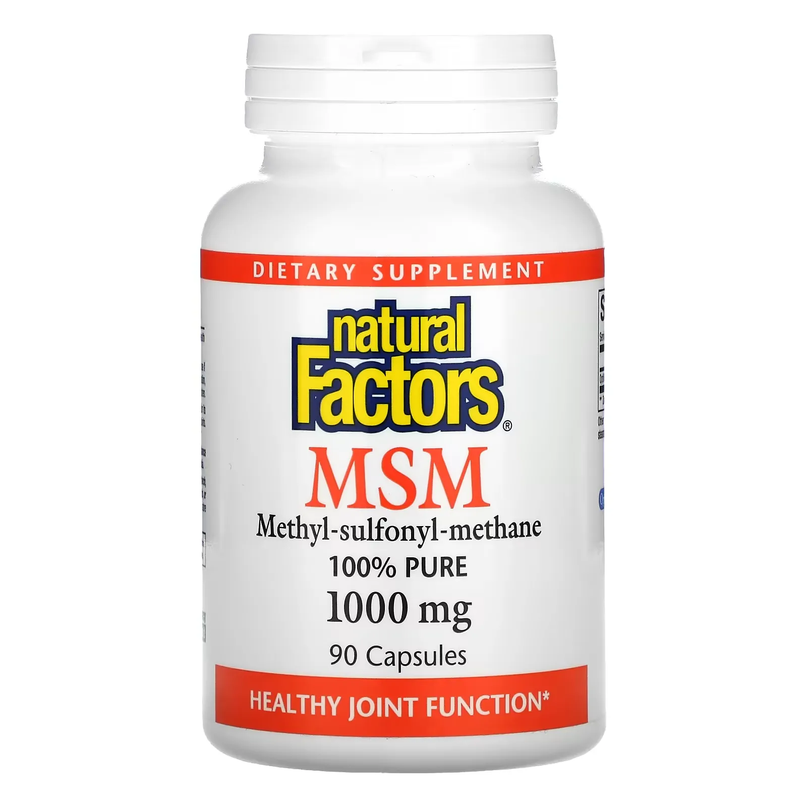 MSM, 1,000 mg, 90 Capsules