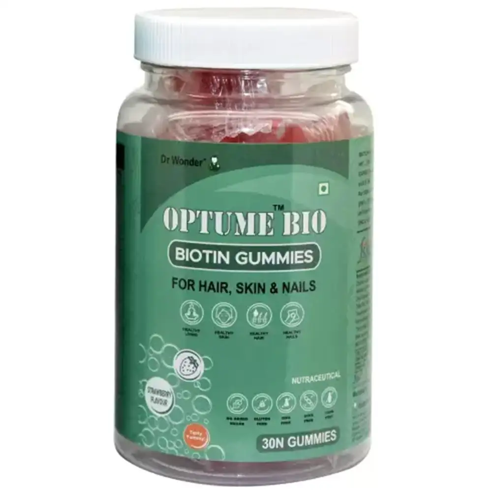 Dr Wonder OPTUME BIO,  30 gummies  Strawberry