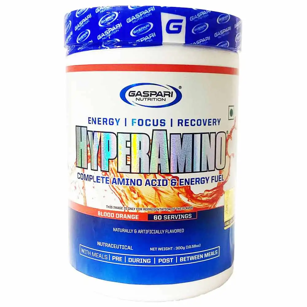 Gaspari Nutrition Hyper Amino,  0.66 lb  60 Servings  Blood Orange