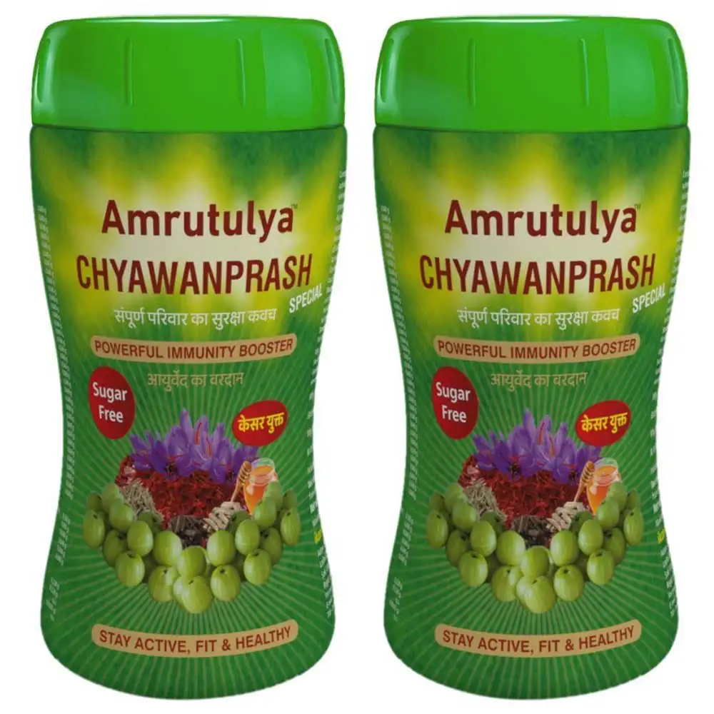 Amrutulya Chyawanprash Special Sugar Free (Pack of 2),  1 kg