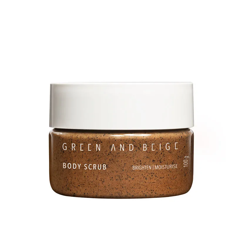 GREEN AND BEIGE Body Scrub - Brighten Moisturise