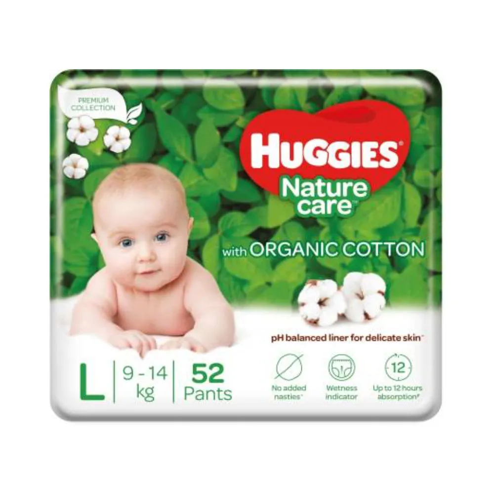 Huggies Nature Care Pants - Large Size Diaper Pants