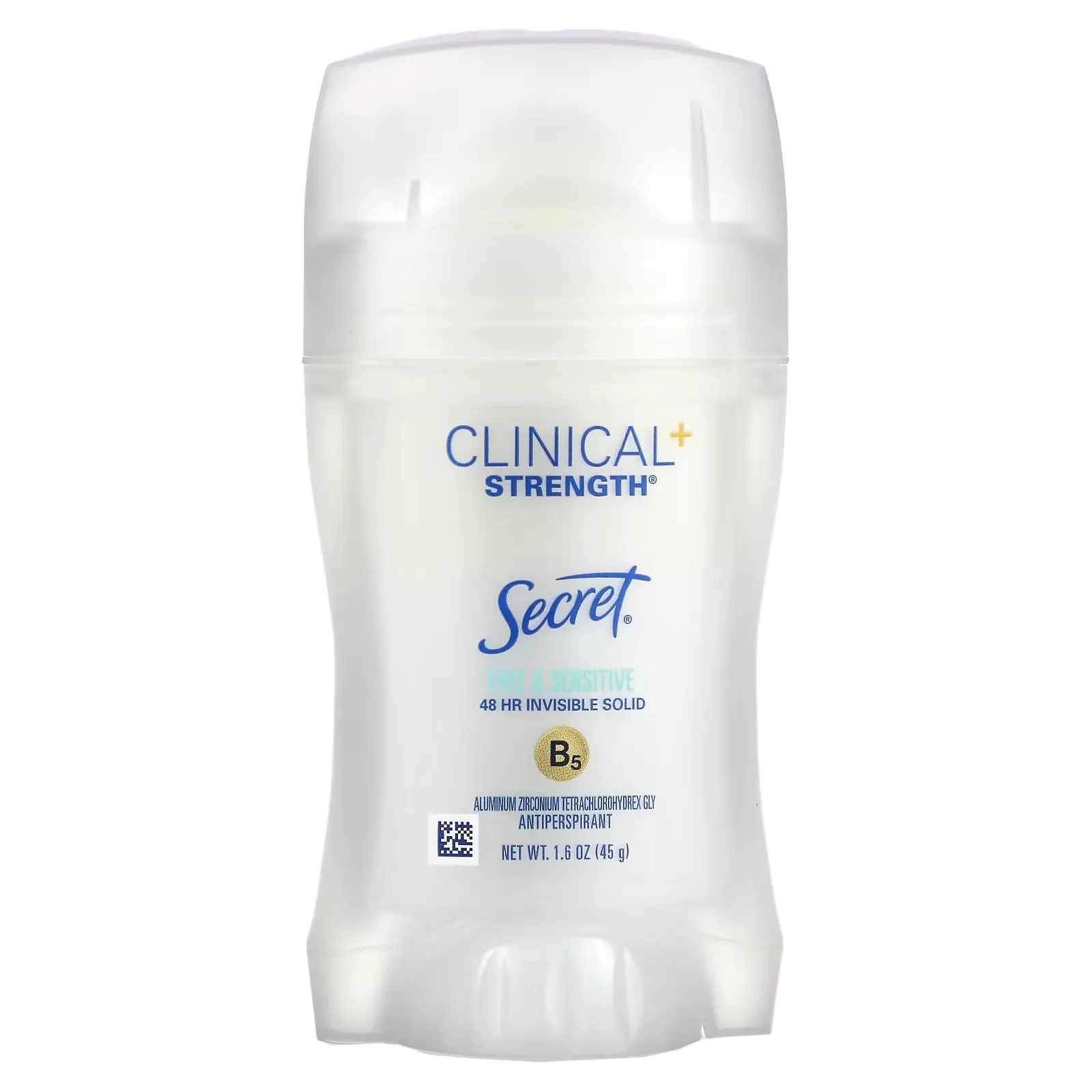 Clinical + Strength, Antiperspirant, Free & Sensitive, 1.6 oz (45 g)