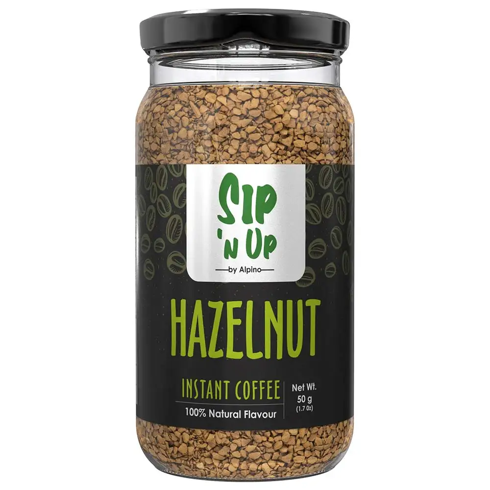 Alpino Sip 'n Up Instant Coffee,  50 g  Hazelnut